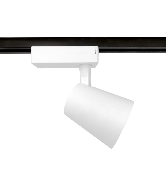 Трековый однофазный светодиодный светильник Ambrella light GL5975 WH белый LED 24W 4200K 24°