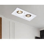Светильник встраиваемый Ambrella light TN102731/2 WH белый GU5.3 175*92*23, фото10