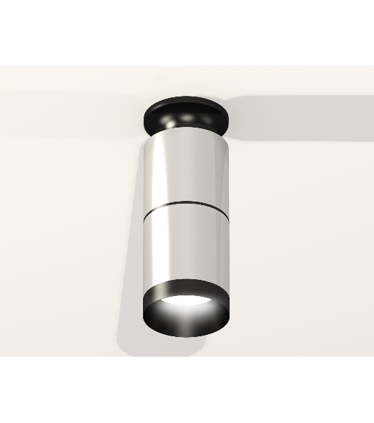 Светильник Ambrella Light XS6305080 PSL/PBK серебро полированное/черный полированный MR16 GU5.3 (N6902, C6305, A2061, N6131)