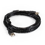 Удлинитель USB 2.0 ExeGate EX-CCF-USB2-AMAF-5.0F (Am/Af, позолоченные контакты, ферритовые кольца, 5м), фото2