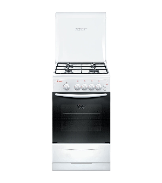 Плита газовая Gefest ПГ 3200-06 К33 белый, конфорок 4 шт, духовка 42 л, 50 см x 85 см x 57 см
