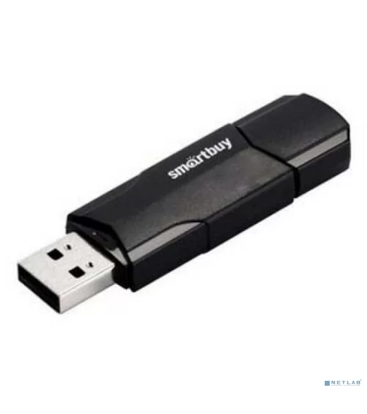 Флешка USB SmartBuy CLUE black (SB4GbCLU-K), 4Gb, USB 2.0, R/W 15/8, черный