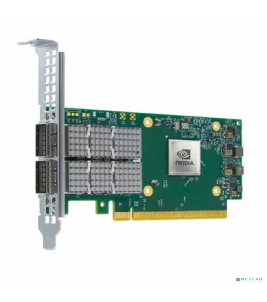 Сетевая карта ConnectX®-6 Dx EN adapter card, 100GbE, Dual-port QSFP56, PCIe 4.0 x16, Crypto and Secure Boot, Tall Bracket