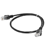 Патч-корд CCA light UTP Гарнизон PC-UTP-5e-0.5-BK cat.5e, 0.5м, литой, многожильный черный, фото3