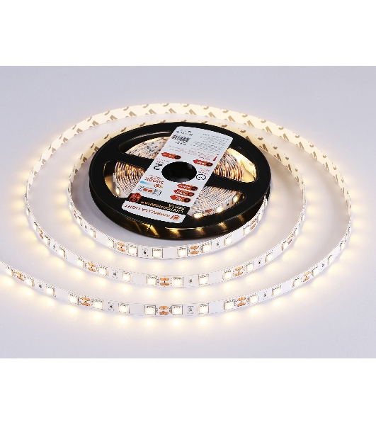 Светодиодная лента Ambrella light GS2001 5050 60Led/ 14.4W m/ 12V IP20 3000K/ 5000*10*1.87mm (2 конт.)