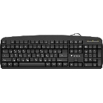 Клавиатура проводная Defender Office HB-910 RU, USB, черный, фото 1