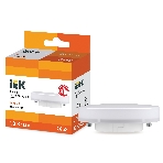Лампа cветодиодная IEK LLE-T80-10-230-30-GX53 ECO T75 таблетка 10Вт 230В 3000К GX53 IEK, фото 1