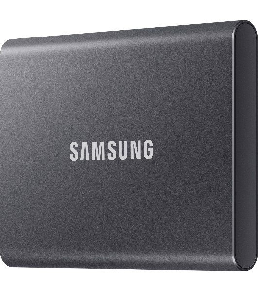 Внешний SSD Samsung T7, 1TB, USB 3.2 Gen 2 Type-C, R/W 1050/1000, серый