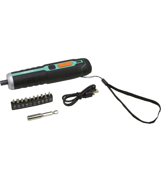 Отвертка аккумуляторная Sturm! CD3404U2,3,6В,micro USB,подсветка,индикат напр,набор бит,без ЗУ