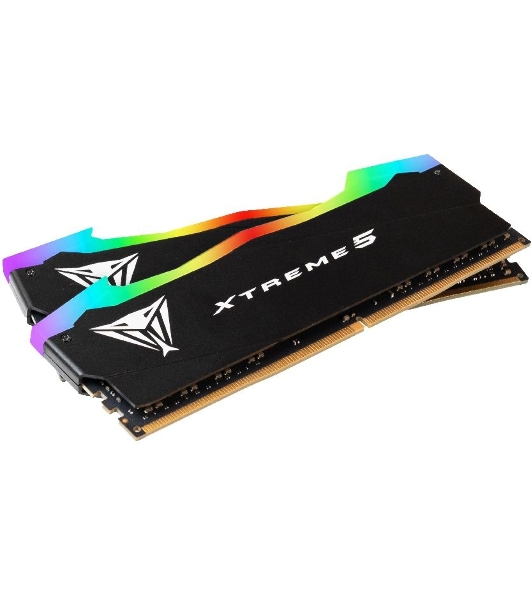 Оперативная память Patriot Viper Xtreme 5, DDR5, 32GB (2x16GB), 8000MHz, CL38, DIMM, с радиаторами, RGB, черный