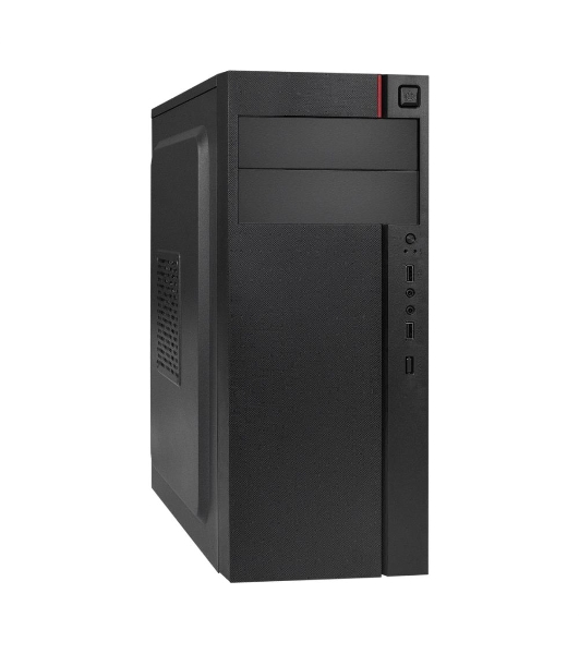 Компьютерный корпус Miditower ExeGate AA-440-AA500 (ATX, AA500 8 см, 2*USB, аудио)