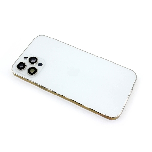 Задняя крышка (корпус) в сборе с рамкой для Apple iPhone 12 Pro Max белый