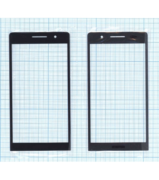 Стекло для Huawei Ascend P6 черное