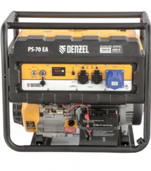 Электрогенератор бензиновый Denzel PS 70 EA, 7 кВт, 85 дБ, 88 кг