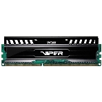 Оперативная память Patriot Viper 3, DDR3, 8GB (1x8 GB), 1600 MHz, CL10, DIMM, радиатор, черный, фото3