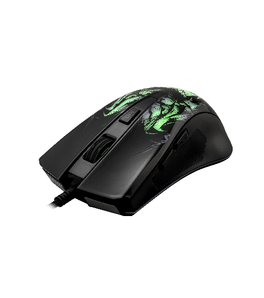 Мышь проводная Qumo Rampage M49 черный, 3200 dpi, USB, кнопки - 6