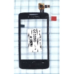Сенсорное стекло (тачскрин) для Alcatel One Touch Tribe 3041D черное, фото2