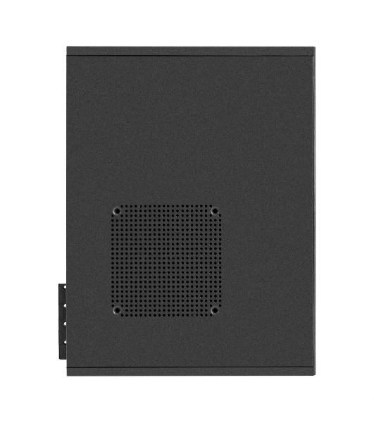 Компьютерный корпус Minitower ExeGate BAA-308M-UNS400 (mATX, БП UNS400 с вент. 12см, 2*USB, HD Audio, черный)