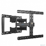Кронштейн для телевизора Kromax Ultra Slim-102 черный, 3 шт/уп. Кр. стал. наст. для TV 32'-90', max 60 кг, накл. +5°-10°, пов. ±60° от ст. 23-415 мм, max VESA 600x400 мм., фото4