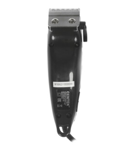 Машинка для стрижки Centek CT-2110 (серый/черный) титановые ножи, прорезиненный корпус