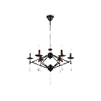 Светильник Ambrella light TR9597/6 BK черный E14/6 max 40W D660*880, фото7