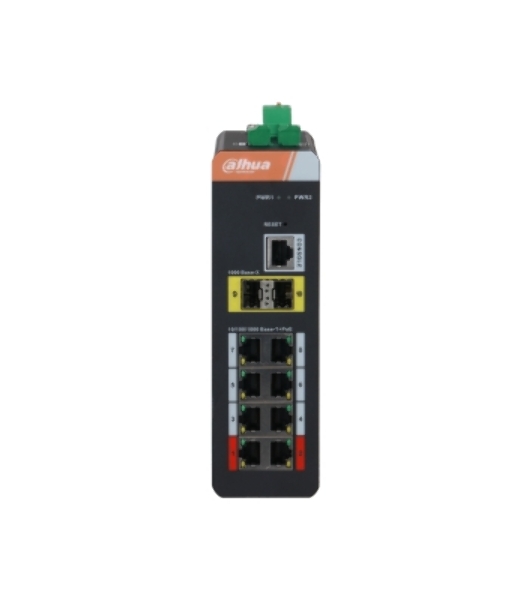 Коммутатор Dahua DH-IS4210-8GT-120 8x1 Гбит/с 2SFP 8PoE 120W управляемый