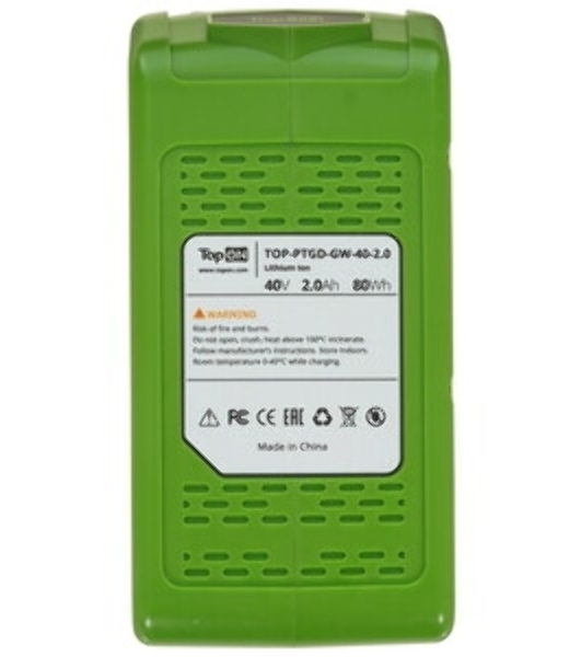 Батарея аккумуляторная TopON TOP-PTGD-GW-40-4.0 40В 4Ач Li-Ion (103456)