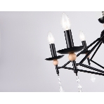 Светильник Ambrella light TR9597/6 BK черный E14/6 max 40W D660*880, фото6