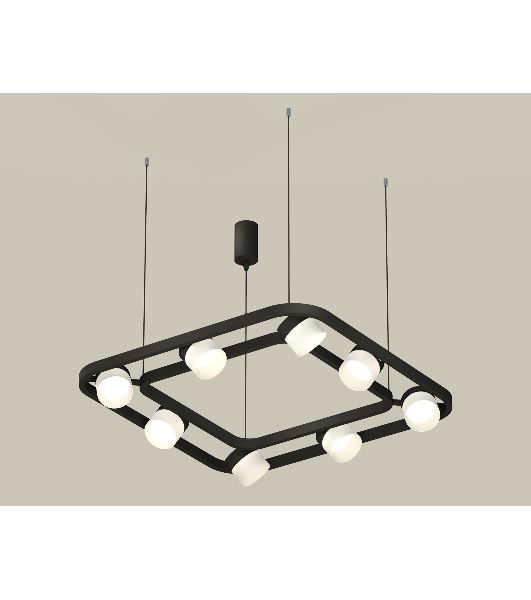 Светильник Ambrella light XB9182154/8 SBK/FR черный песок/белый матовый GX53 (C9182, N8402)