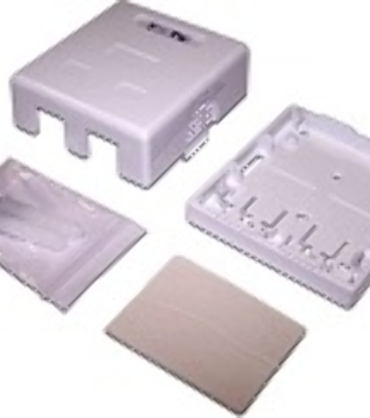 Модуль TWT (TWT-SA2-WH) Настенная коробка 2 порт. для Keystone