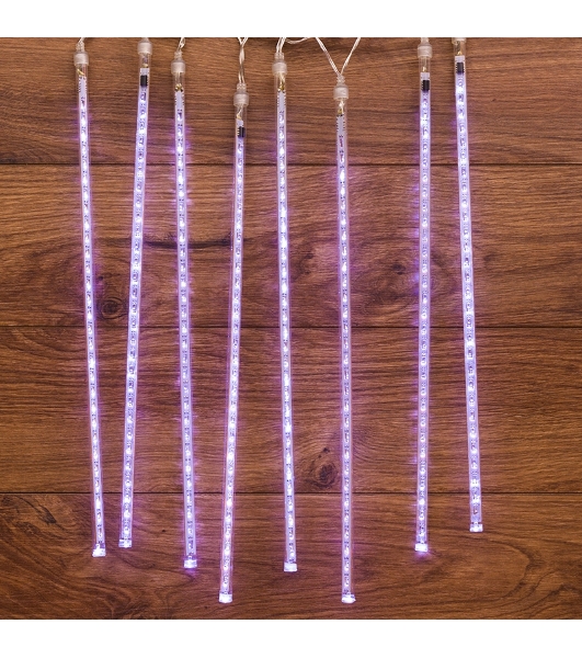 Гирлянда Neon-night 'Тающие сосульки' светодиодная, 8шт х 50см, шаг 50см, 230 В (с трансформатором) белые светодиоды