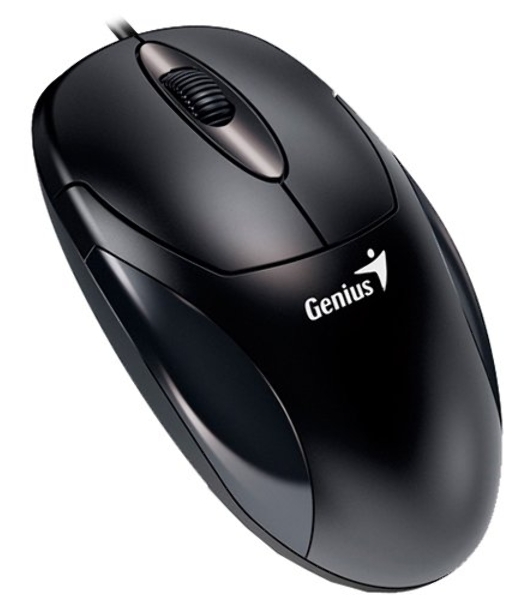 Мышь проводная Genius XScroll V3 черный, 1000 dpi, USB, кнопки - 3
