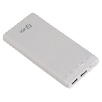 Портативный аккумулятор Cactus CS-PBFSMT-10000 10000mAh 2.1A 2xUSB белый, фото 1