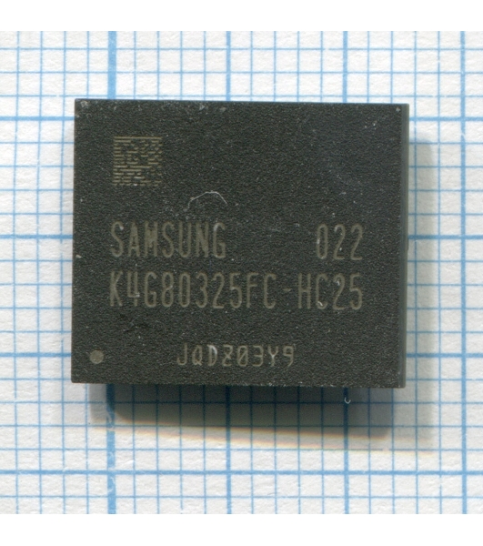 Видеопамять GDDR5 1Gb Samsung K4G80325FC-HC25