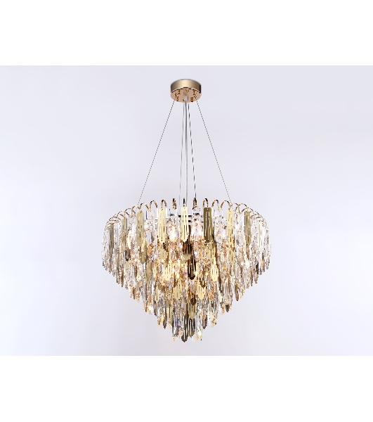 Светильник Ambrella light TR5258/11 SGD/CL золото/прозрачный E27*11 max 40W D600*400