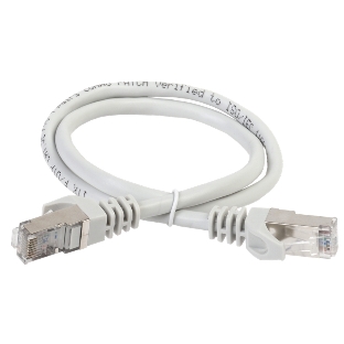 Коммутационный шнур ITK PC01-C5EF-2M (патч-корд), cat.5e FTP, 2м, серый