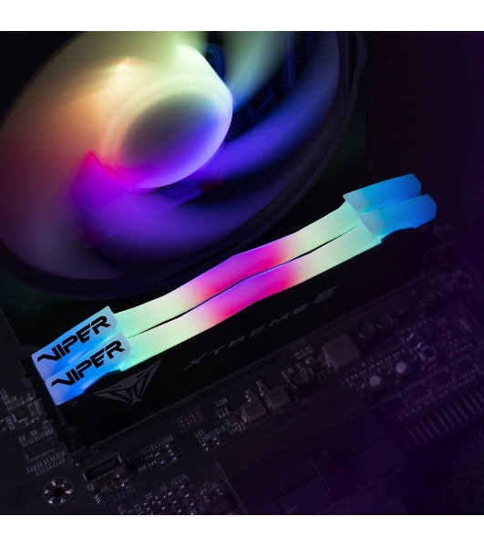 Оперативная память Patriot Viper Xtreme 5, DDR5, 32GB (2x16GB), 8000MHz, CL38, DIMM, с радиаторами, RGB, черный