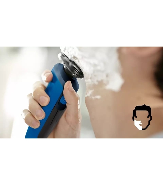 Электробритва роторная Philips S5466/17 питан.:элек.сеть/аккум. синий