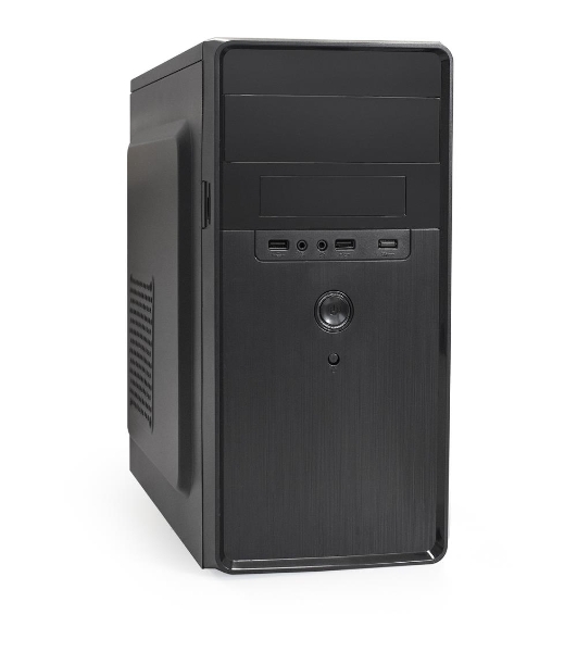 Компьютерный корпус Minitower ExeGate EX286412RUS BA-309 (mATX, без БП, 2хUSB, HD аудио, черный)