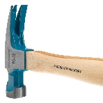 Молоток-гвоздодер Gross 10418 American hickory 450г, угол 75, магнит, обрезиненная рукоятка, фото4