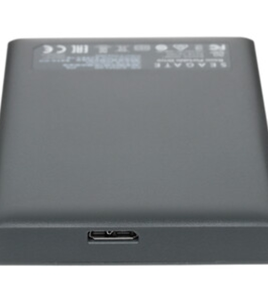 Внешний HDD 2.5' Seagate Basic, 2TB, USB 3.2 Gen 1 Type-A, 5400 rpm, серый