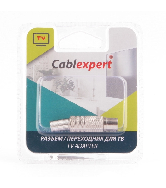 Разъем Cablexpert TVPL-01, TV (папа), блистер