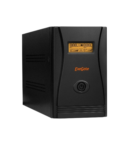 Источник бесперебойного питания ExeGate EP285531RUS SpecialPro Smart LLB-2200.LCD.AVR.EURO.RJ.USB 2200VA/1300W, LCD, AVR, 4 евророзетки, RJ45/11, USB, черный