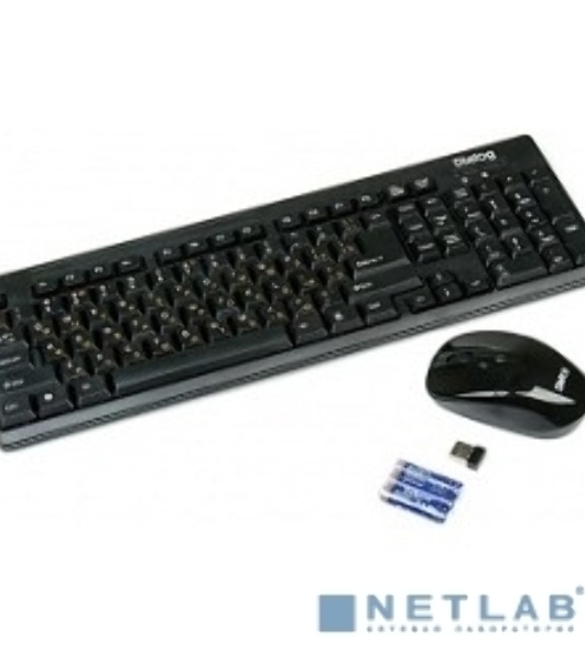 Комплект клавиатура+мышь Dialog KMROP-4010U беспроводной, USB, 1600 DPI, чёрный