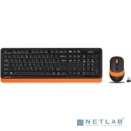 Комплект клавиатура+мышь A4Tech FStyler FG1010 беспроводной, USB, 2000 DPI, чёрный/оранжевый, фото16