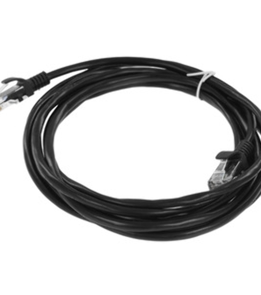 Патч-корд CCA light UTP Гарнизон PC-UTP-5e-3-BK кат.5e, 3м, литой, многожильный черный