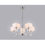 Люстра Ambrella light LH71321/5 SN/WH никель/белый E14/5 max 40W D700*850, фото3