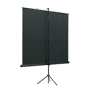 Экран на треноге Lumien 160x160см Eco View LEV-100105 1:1 напольный рулонный