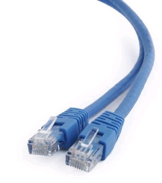 Патч-корд UTP Cablexpert cat.6, 0.5м, литой, многожильный, синий