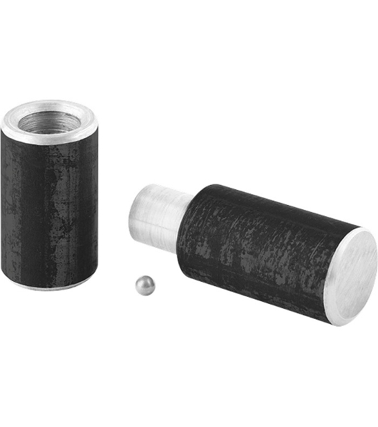 Петля гаражная с шаром Сибртех d 40, 140 мм,2 шт.
